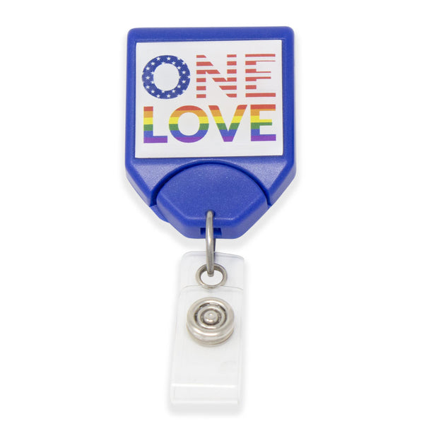B REEL® Pride Badge Reel - Blue (25/Pack)
