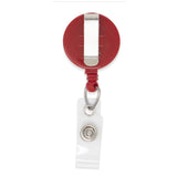 Round Patriotic Badge Reel - Red (25/Pack)