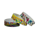 Superband® Expressions Plastic Wristbands 3/4" Colorburst Design 4025 (500/Box) - Wristbands.com