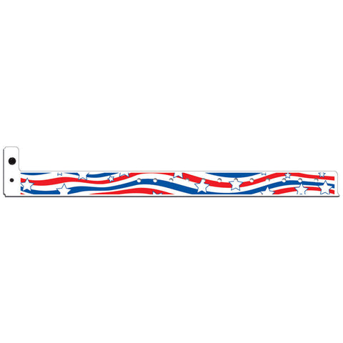 Superband® Expressions Plastic Wristbands 3/4" Liberty Design 4045 (500/Box) - Wristbands.com