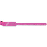 Vinyl Wristbands 1" Waterproof Permanent Snap 420P (500/Box) - Wristbands.com