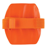 Vinyl Vertical Arm Band Badge Holder, 2.38" x 3.38" - Fluorescent Orange (25/Box) - Wristbands.com
