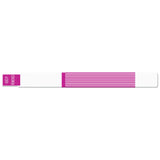 ScanBand® S Direct Thermal Wristbands 1" Striped Design 7147SL (500/Box) - Wristbands.com
