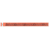 Tytan Band® Expressions Tyvek Wristbands 3/4" Leopard Design NTX58 - Day Glow Orange (500/Pack) - Wristbands.com