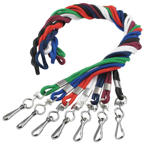 Breakaway Round Braided 1/8" Lanyard 2137 (100/Pack) - Wristbands.com