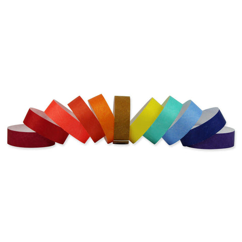 Tytan-Band® 3/4" Tyvek Wristbands NTS Adhesive Closure (500/Pack) - Wristbands.com