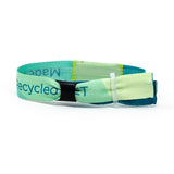 NextLife Custom Woven Wristband with biobased plastic sliding lock