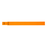 Day glow orange SecurBand® 7/8" Wristbands SCR Clean-Tab™ Adhesive Closure