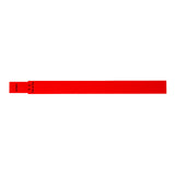 Red SecurBand® 7/8" Wristbands SCR Clean-Tab™ Adhesive Closure