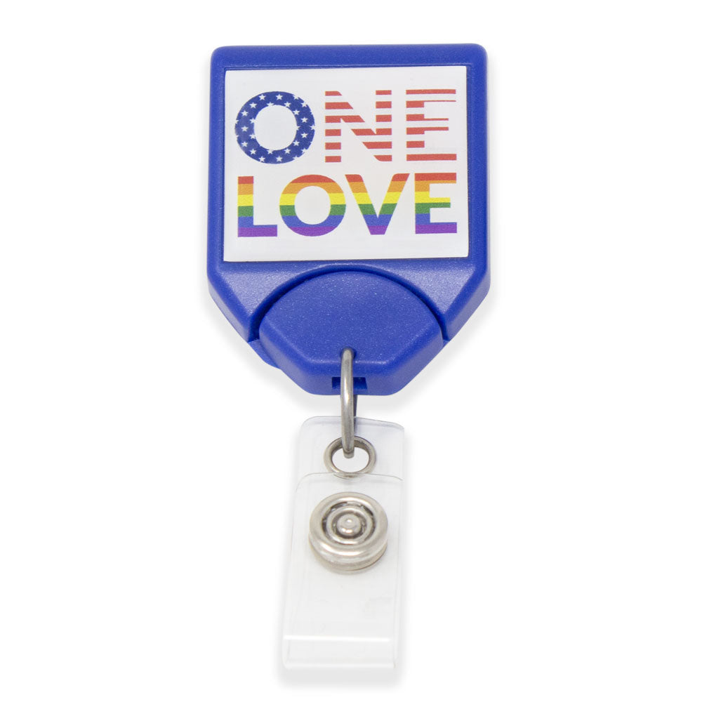 B Reel Pride Badge Reel - Blue (25/Pack)