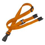 Breakaway Adjustable Flat Braided 3/8" Lanyard 2137 (100/Pack) - Wristbands.com