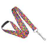 Paint Splatter Lanyard 3/4" (100/Pack) - Wristbands.com