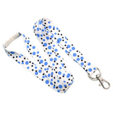 Polka Dot Lanyard with Trigger Hook and Split Ring 5/8" (10/Pack) - Wristbands.com