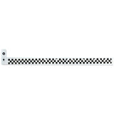 Superband® Expressions Plastic Wristbands 3/4" Checkerboard Design 4018 (500/Box) - Wristbands.com