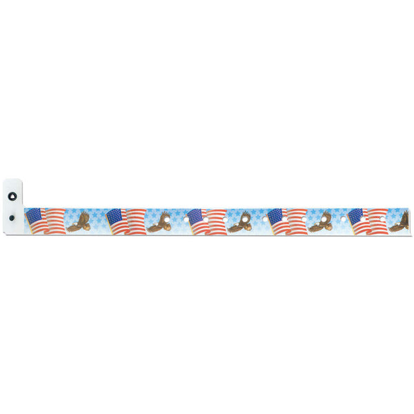 Superband® Expressions Plastic Wristbands 3/4" American Eagle Design 4033 (500/Box) - Wristbands.com