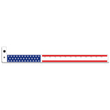 Superband® Expressions Plastic Wristbands 3/4" Stars & Stripes Design 4034 (500/Box) - Wristbands.com