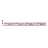 SuperBand® Expressions Plastic Wristbands 3/4" Pink Camo Design 4081 (500/Box) - Wristbands.com