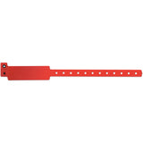 Vinyl Wristbands 1" Waterproof Permanent Snap 420P (500/Box) - Wristbands.com