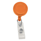 Round Badge ID Reel with Strap and Slide Clip (25/Pack) - Wristbands.com