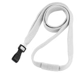 Breakaway Adjustable Flat Braided 3/8" Lanyard 2137 (100/Pack) - Wristbands.com