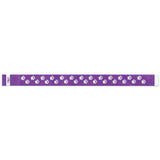 Tytan Band® Expressions Tyvek Wristbands 3/4" Paw Prints Design NTX06 (500/Pack) - Wristbands.com