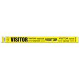 Tytan® Band Expressions Tyvek Wristbands 3/4" Visitor Design NTX115 - Yellow (500/Pack) - Wristbands.com