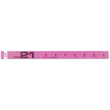 Tytan Band® Expressions Tyvek Wristbands 3/4" Over 21 Design NTX61 (500/Pack) - Wristbands.com