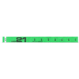 Tytan Band® Expressions Tyvek Wristbands 3/4" Over 21 Design NTX61 (500/Pack) - Wristbands.com