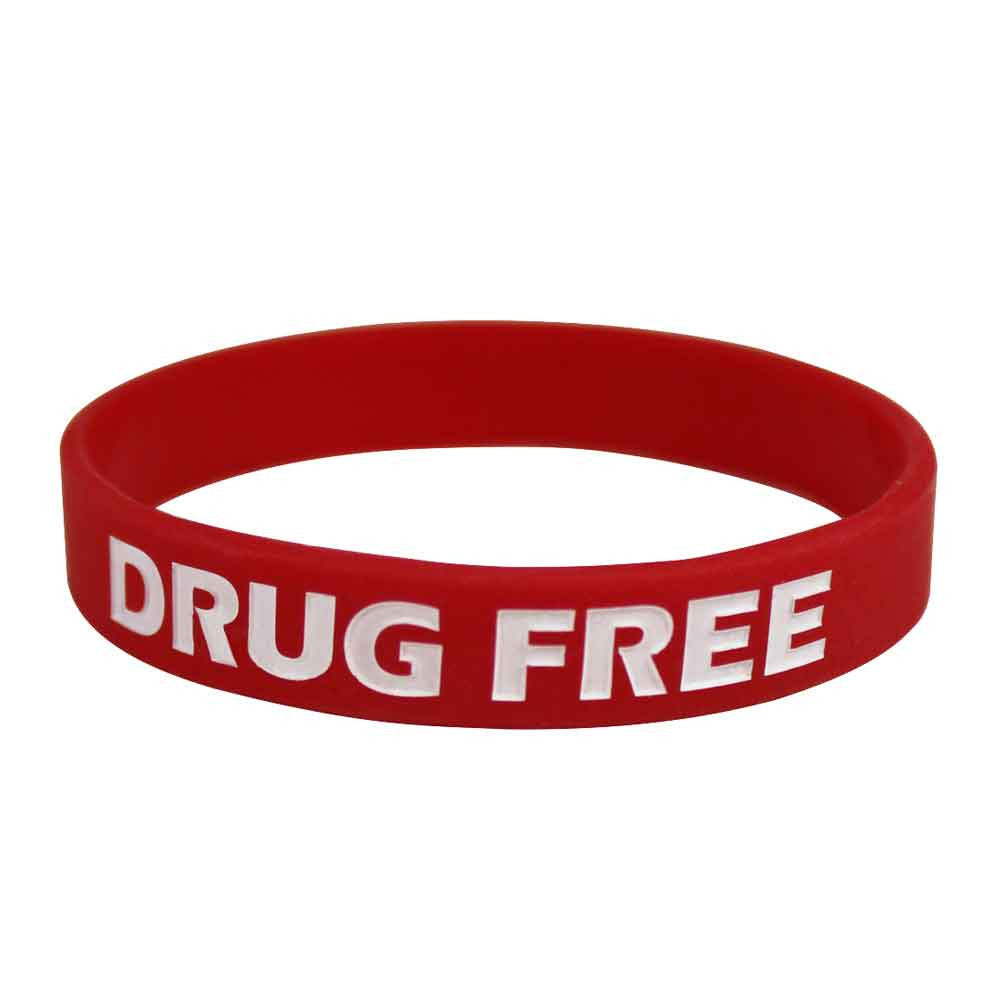Red Silicone Printed Wristbands, Packaging Type: Packet at Rs 5/piece in  New Delhi