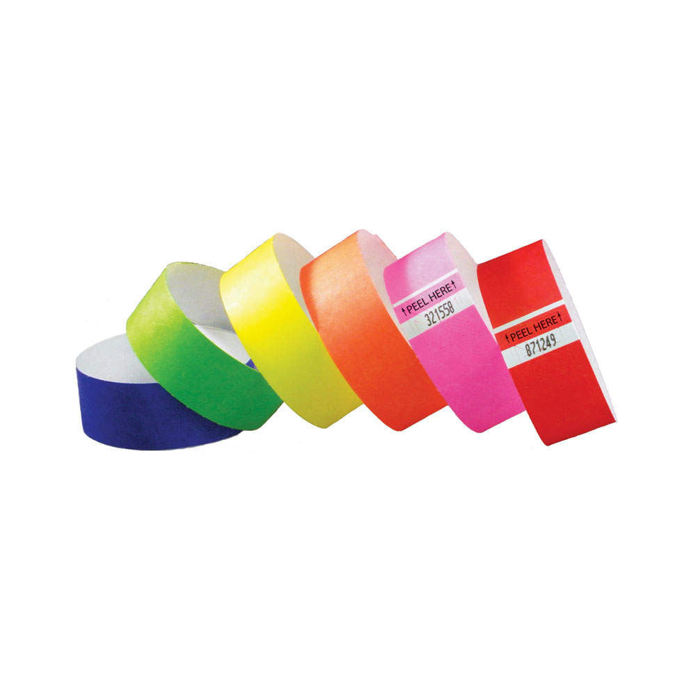 Bracelets d'identification des victimes en Tyrek par 100 Bracelets d'identification des victimes en Tyrek par 100