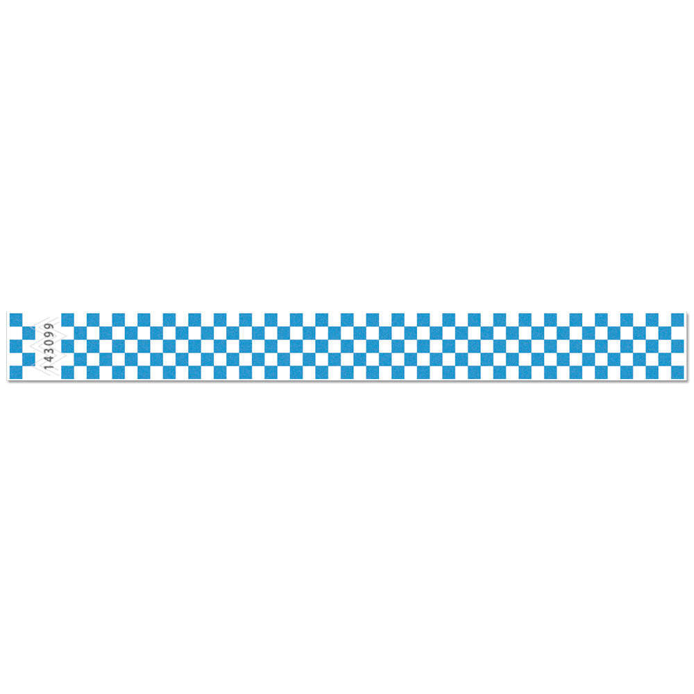 Tyvek Checkerboard Wristbands 1 Tytan Band Expressions TX03 500 Pack