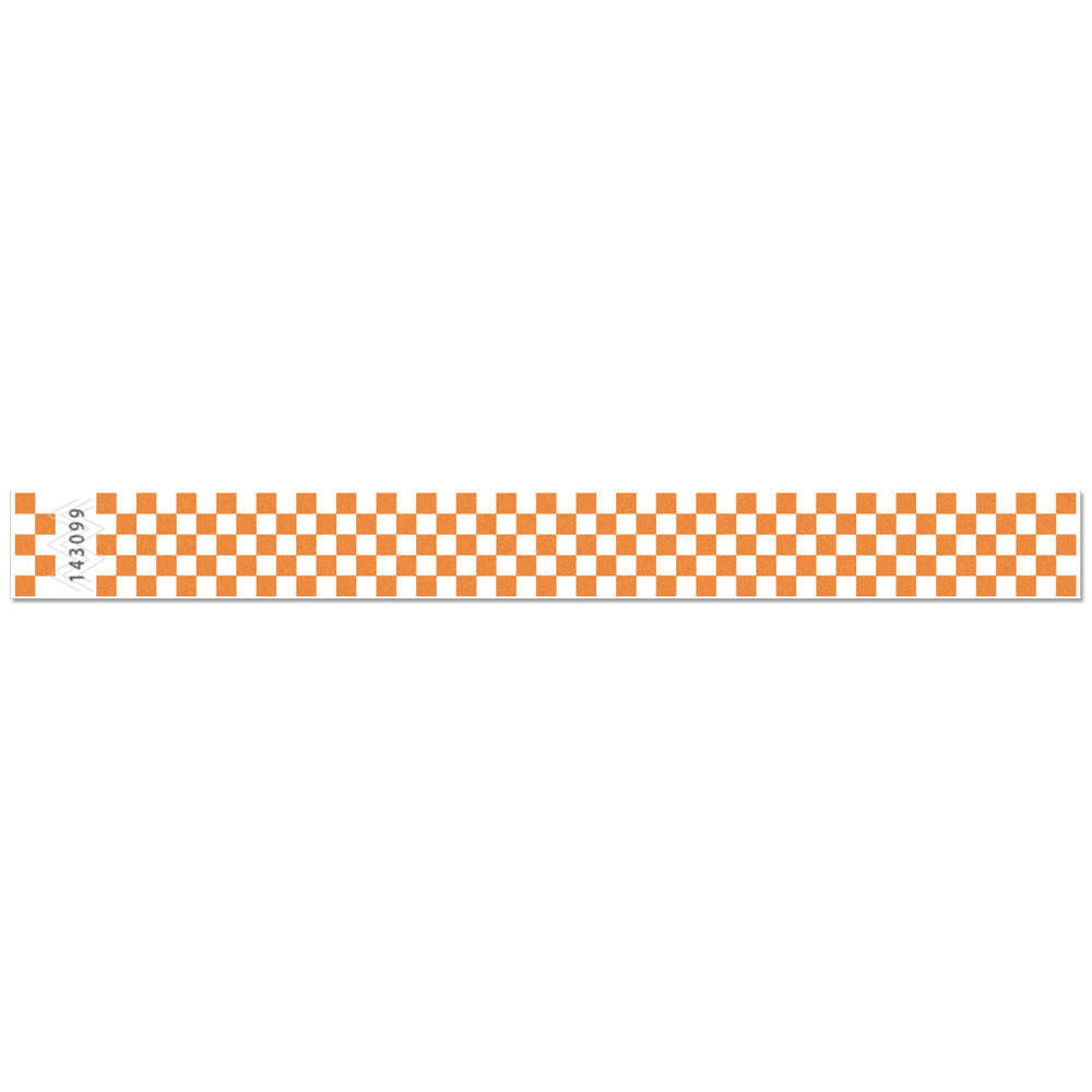 Tyvek® Checkerboard Wristbands 1 Tyvek® Checkerboard Wristbands 1