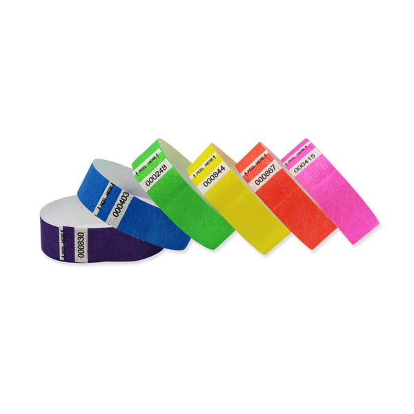 Tytan Tabless® Tyvek Wristbands 3/4" NTAB (1000/Box) - Wristbands.com