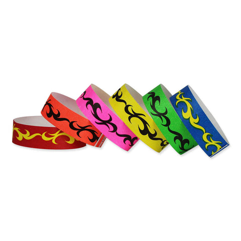 Tytan Band® Expressions Tyvek Wristbands 3/4" Tribal Design NTX69 (500/Pack) - Wristbands.com