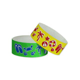 Tytan Band® Expressions Tyvek Wristbands 1" Beach Design TX25 (500/Pack) - Wristbands.com