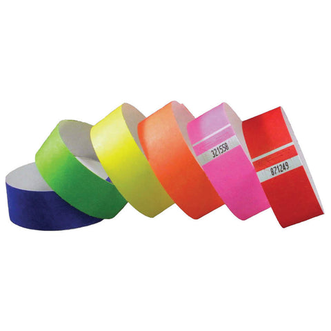 Tytan Band® 1" Tyvek Wristbands TYS Adhesive Closure (500/Pack) - Wristbands.com