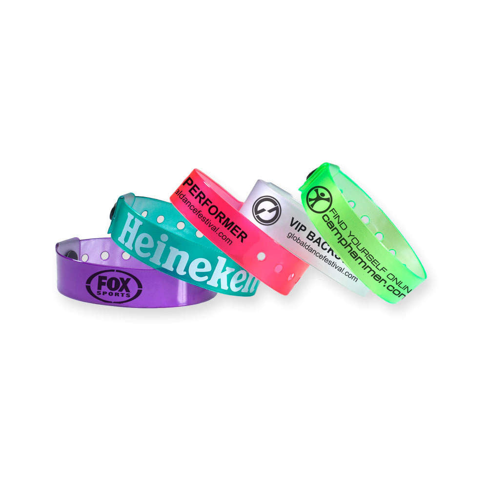 Promotional Silicone Slap Band Bracelets