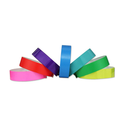 3/4" Vinyl Wristbands Vibrant Waterproof VSP (500/Box) - Wristbands.com