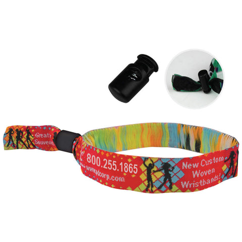 Custom Woven Wristbands 1/2" Imprinted WOVR (500/Pack) - Wristbands.com