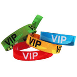 Woven Wristbands 1/2" VIP Design - High Security Closure WOVV (100/Pack) - Wristbands.com